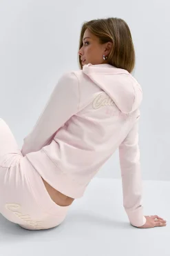 14+ 2 way zip hoodie - Rosa - Gina Tricot