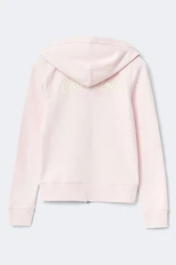 14+ 2 way zip hoodie - Rosa - Gina Tricot