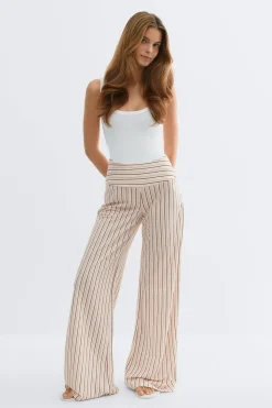 Wide leg trousers - Rosa - Dame - Gina Tricot