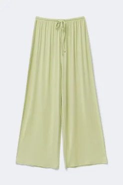 Wide loungewear trousers - Grün - Dame - Gina Tricot