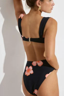 Wide strap swimsuit - Schwarz - Dame - Gina Tricot