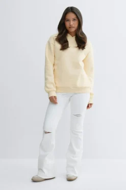 Y basic hood - Gelb - Gina Tricot