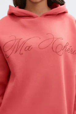 Y basic hood - Rosa - Gina Tricot