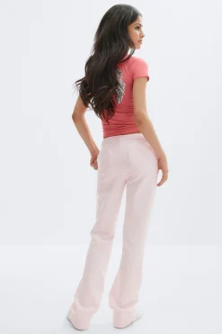 Y de-lowlow sweatpants - Rosa - Gina Tricot