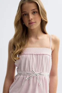 Y detail top - Rosa - Gina Tricot