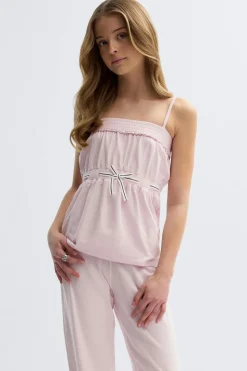 Y detail top - Rosa - Gina Tricot