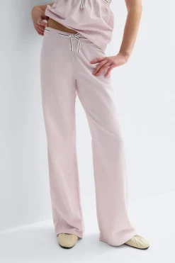 Y detail trousers - Rosa - Gina Tricot
