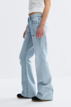 Y for real loose jeans tall - Blau - Gina Tricot