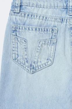 Y for real low loose jeans - Blau - Gina Tricot