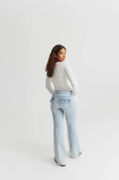 Y2k jeans - Blau - Dame - Gina Tricot