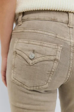 Y2k low bootcut jeans - Beige - Dame - Gina Tricot