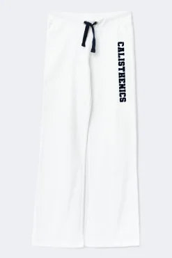 Y low flare sweatpants - Weiß - Gina Tricot