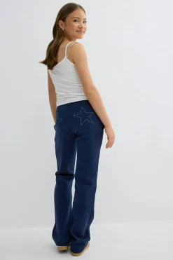 Y low waist sweatpants - Blau - Gina Tricot