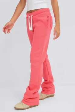 Y low waist sweatpants - Orange - Gina Tricot