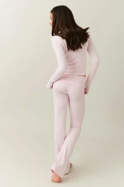Y low waist yoga leggings - Rosa - Gina Tricot