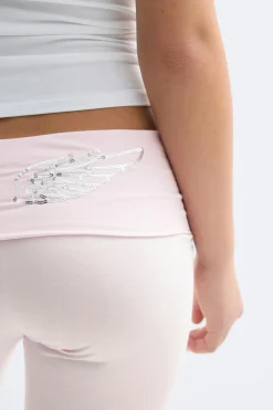 Y low waist yoga leggings - Rosa - Gina Tricot