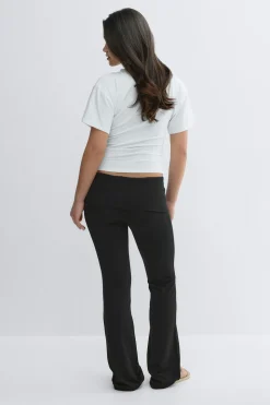Y low waist yoga leggings - Schwarz - Gina Tricot