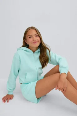 Y sweat shorts - Blau - Gina Tricot