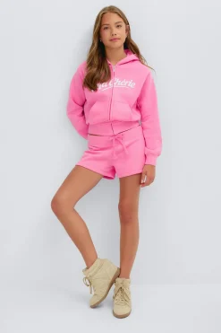 Y sweat shorts - Rosa - Gina Tricot