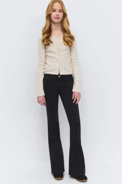 Y too clean flare jeans - Schwarz - Gina Tricot