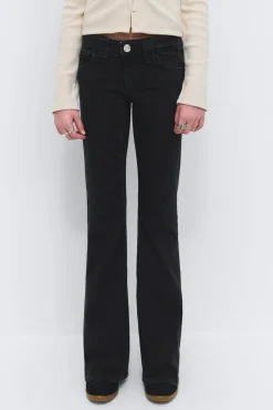 Y too clean flare jeans - Schwarz - Gina Tricot