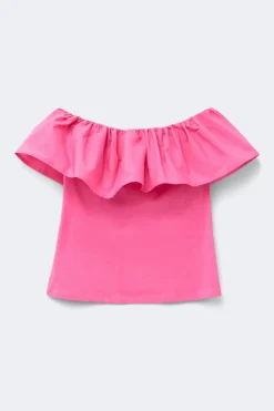 Y tube frill top - Rosa - Gina Tricot
