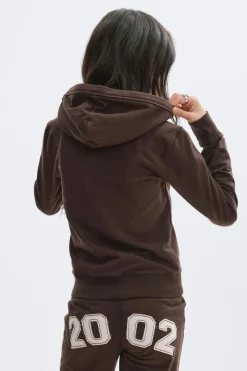 Y y2k 2 way zip hoodie - Braun - Gina Tricot