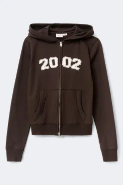 Y y2k 2 way zip hoodie - Braun - Gina Tricot