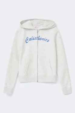 Y y2k 2 way zip hoodie - Grau - Gina Tricot