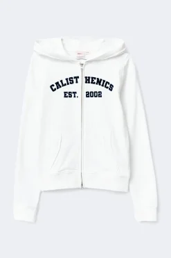 Y y2k 2 way zip hoodie - Weiß - Gina Tricot