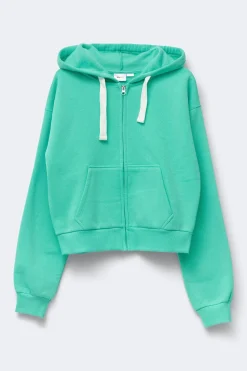 14+ zip hoodie - Blau - Gina Tricot