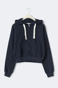 14+ zip hoodie - Blau - Gina Tricot