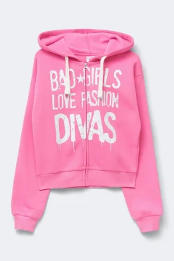 14+ zip hoodie - Rosa - Gina Tricot