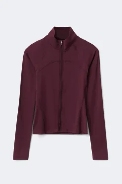 Zip yoga jacket - Rot - Dame - Gina Tricot