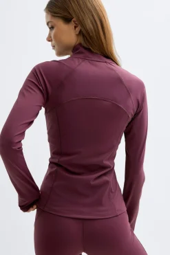 Zip yoga jacket - Rot - Dame - Gina Tricot